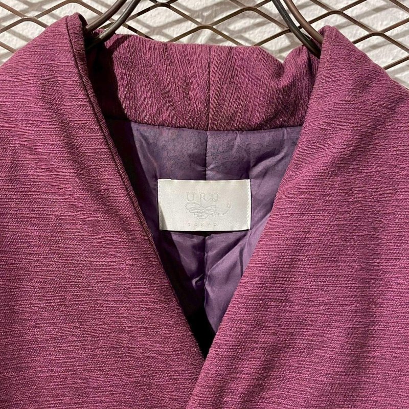 画像5: URU - Padded Nocollar Jacket