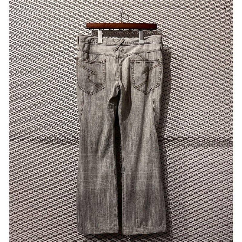 画像5: semantic design - Python Switching Flared Denim Pants