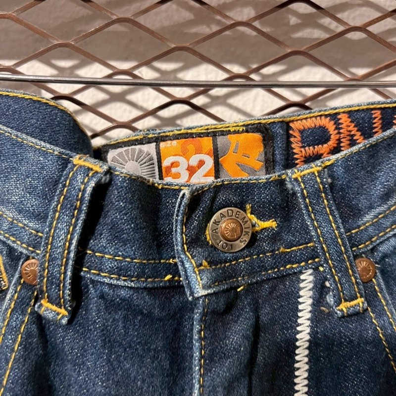 画像5: akademiks - 00's Hard Bleach Damage Denim Pants