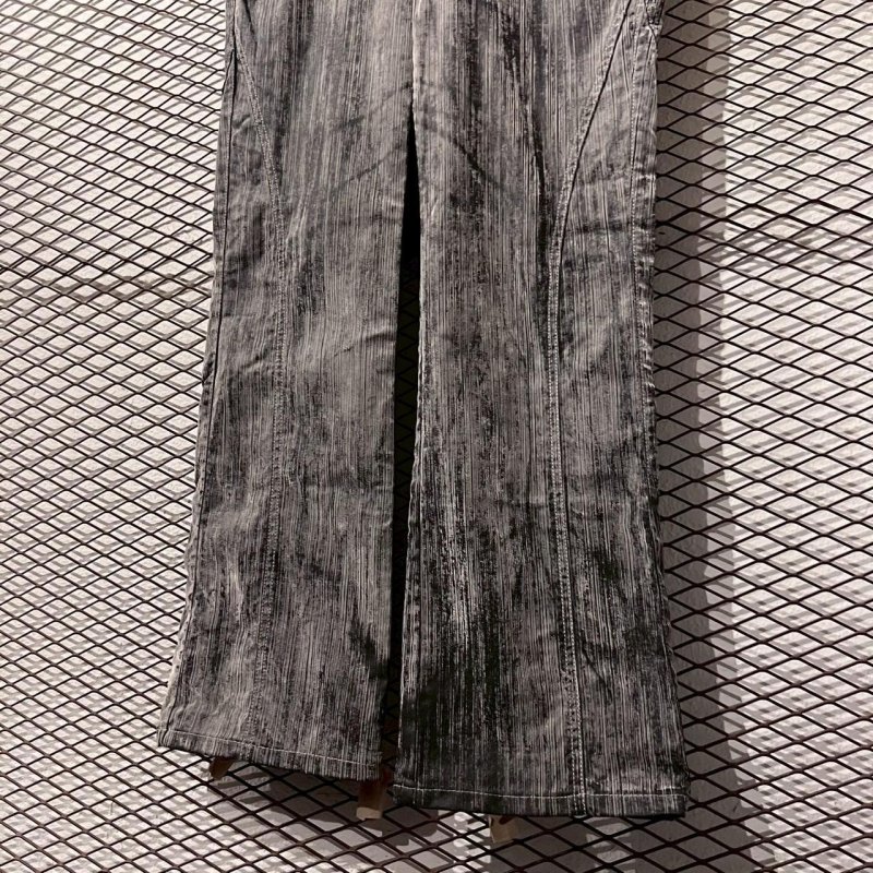画像3: semantic design - Bleached Flared Denim Pants