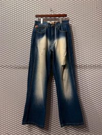 akademiks - 00's Hard Bleach Damage Denim Pants
