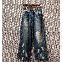 Akademiks - 00's Repaired＆Bleached Denim Pants