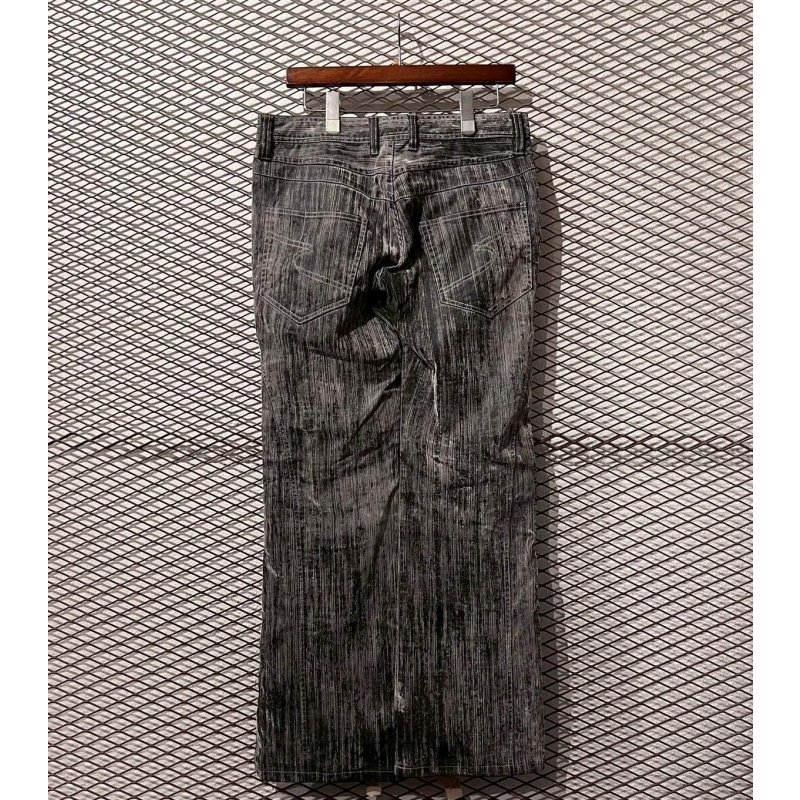 画像6: semantic design - Bleached Flared Denim Pants