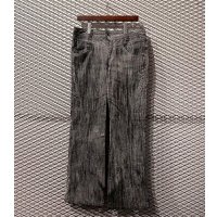semantic design - Bleached Flared Denim Pants