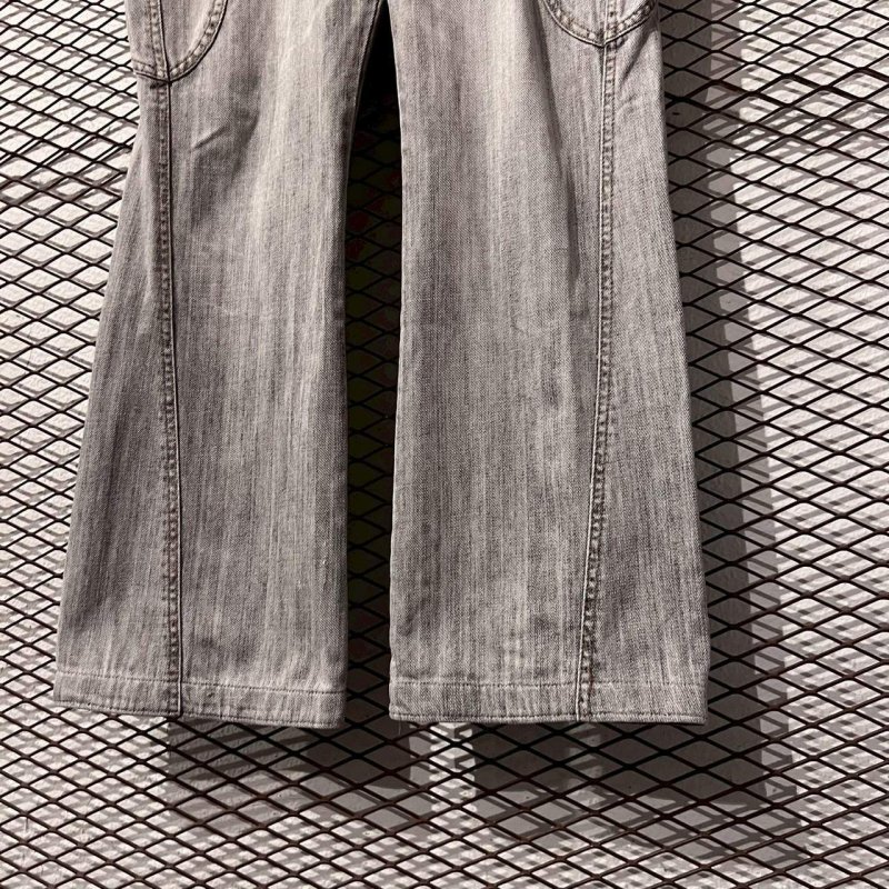 画像3: semantic design - Python Switching Flared Denim Pants