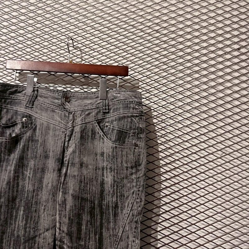 画像4: semantic design - Bleached Flared Denim Pants