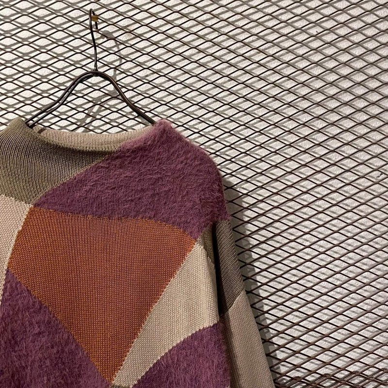 画像4: SUPER LADY - Geometric Pattern Long Knit