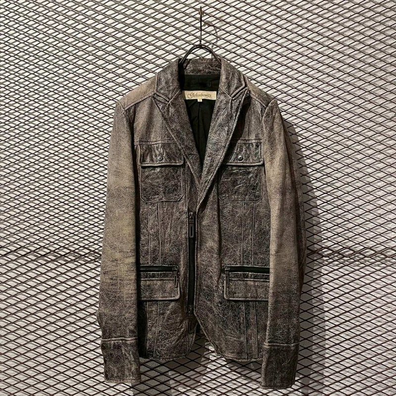 画像1: GalaabenD - Cowhide Leather Jacket