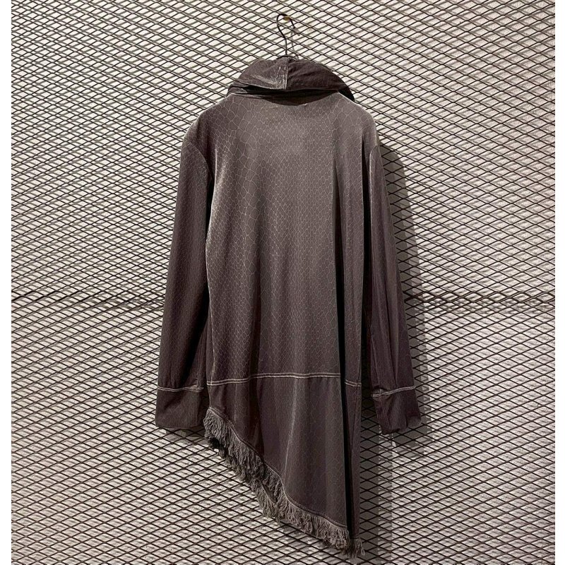 画像6: TORNADO MART - Python＆Fringe Long Velour Hoodie