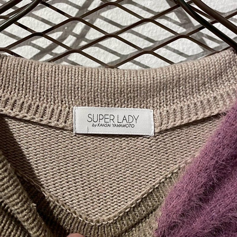 画像5: SUPER LADY - Geometric Pattern Long Knit