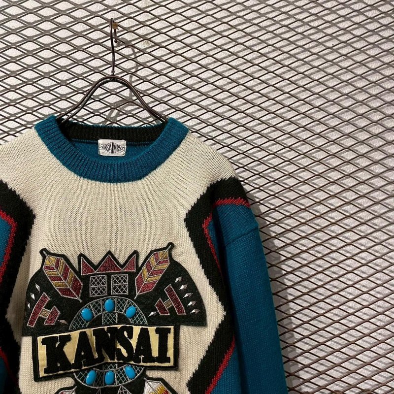 画像4: KANSAI IMPACT - 90's "Native" Decorative Knit