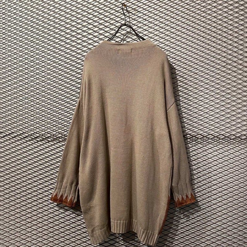 画像6: SUPER LADY - Geometric Pattern Long Knit