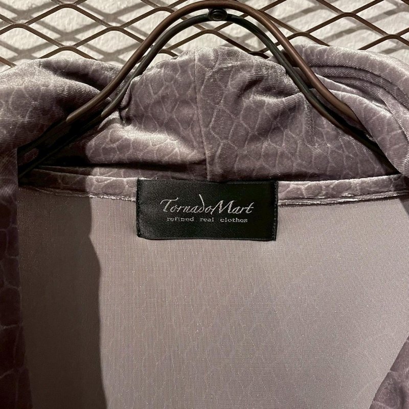 画像5: TORNADO MART - Python＆Fringe Long Velour Hoodie