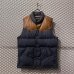 画像1: HYSTERIC GLAMOUR - 00's Leather Switching Down Vest (1)