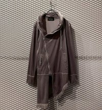 TORNADO MART - Python＆Fringe Long Velour Hoodie