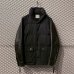 画像1: VICTIM - Cowhide Leather Switching Down Jacket (1)