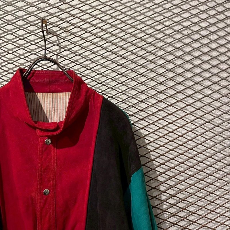 画像4: Euro Vintage - Switching Leather Jacket