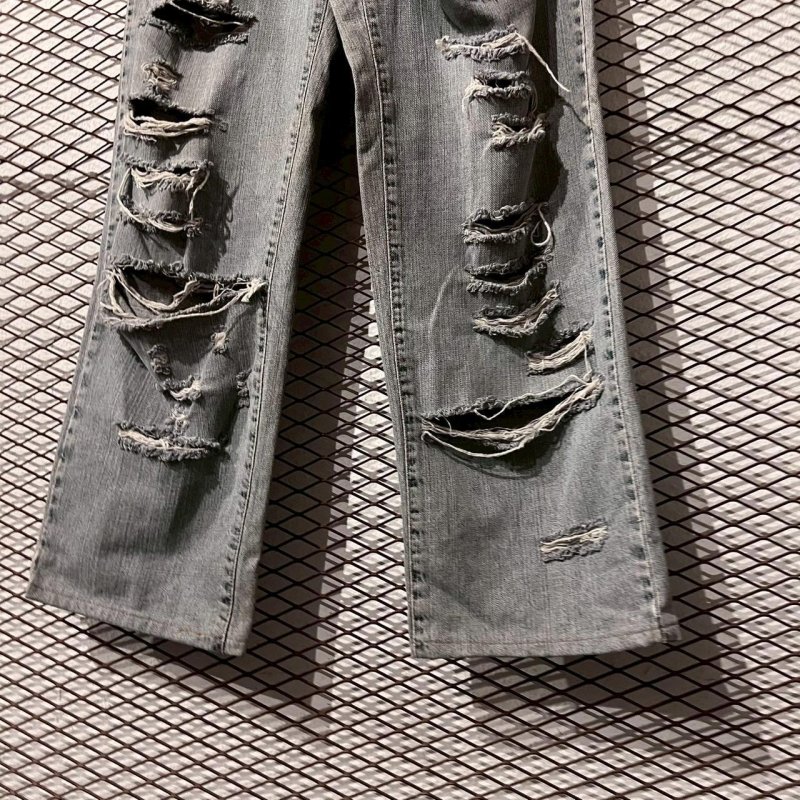 画像3: D&G - 00's Hard Crush Denim Pants