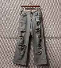 D&G - 00's Hard Crush Denim Pants
