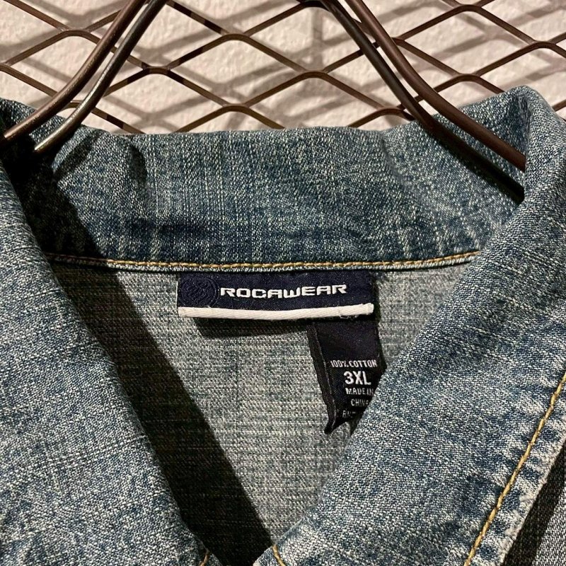 画像5: ROCAWEAR - Bleached Over Denim Jacket