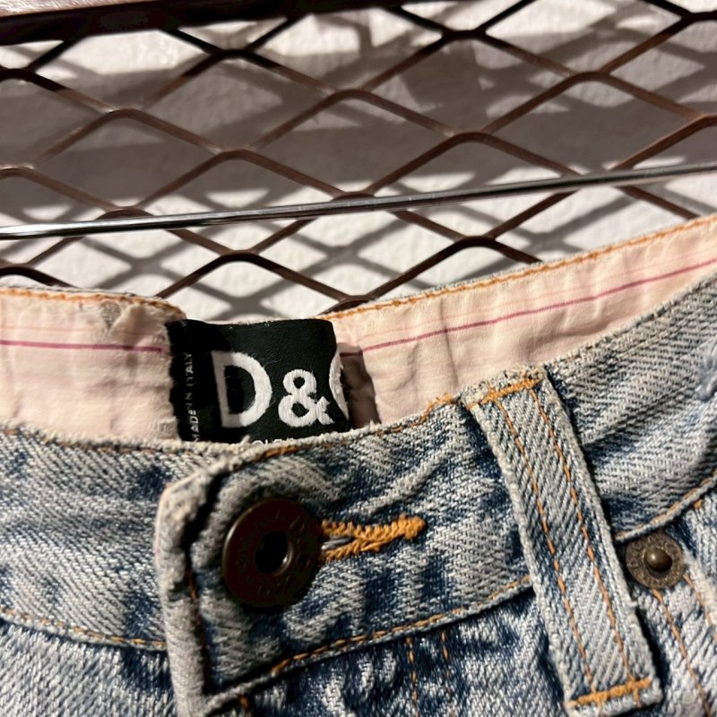 画像5: D&G - 00's Hard Crush Denim Pants