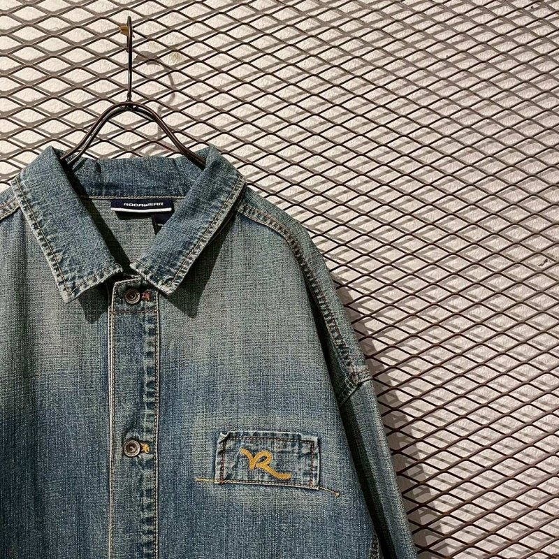 画像4: ROCAWEAR - Bleached Over Denim Jacket