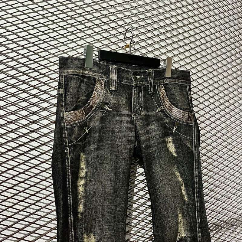 archive SCHLUSSEL python damage denim+officialhijabitv.com