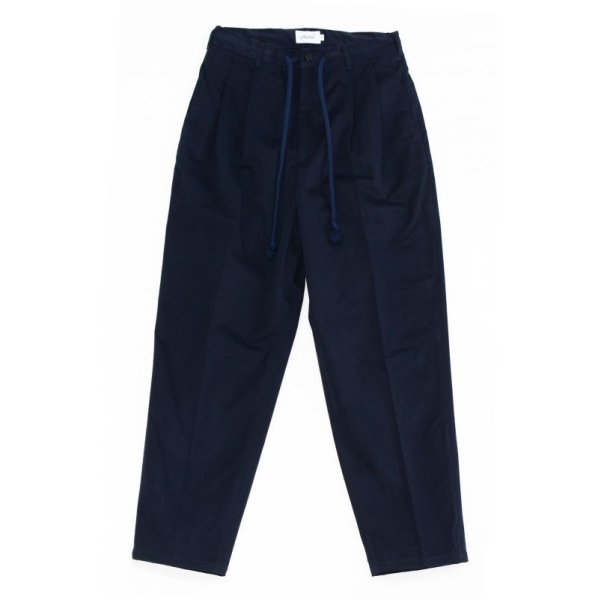 画像1: yotsuba - Cotton Wide Pants [NAVY] (1)
