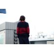 画像3: bukht - Navy / Wine Red フィッシャーマンニット (3)