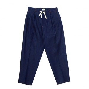 画像: yotsuba - Denim Wide Pants [Indigo]