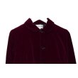 画像6: robe de chamber COMME des GARCONS - Wine Red 丸襟ベロアジャケット (6)