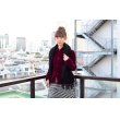 画像1: robe de chamber COMME des GARCONS - Wine Red 丸襟ベロアジャケット (1)