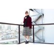 画像2: robe de chamber COMME des GARCONS - Wine Red 丸襟ベロアジャケット (2)