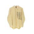 画像4: COMME des GARÇONS HOMME PLUS - Yellow チェック柄工具プリントコットンシャツ (4)