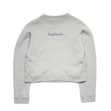 画像: Sumile - Day Dream Short Sweat Tops [Gray]