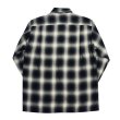 画像2: yotsuba - Cotton & Rayon Shadow Check Shirt [Black] (2)