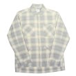 画像1: yotsuba - Cotton & Rayon Shadow Check Shirt [Gray] (1)