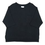 画像: yotsuba - Raglan Thermal Tops [Black]