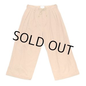 画像: yotsuba - Fakesuede 4tuck Wide Pants [Orange]