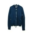 画像1: nonnative - Navy コットンMA-1 (1)