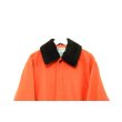 画像3: Yohji Yamamoto - Orange ワイドシルエットウールロングコート (3)