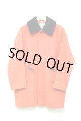 画像: Yohji Yamamoto - Orange ワイドシルエットウールロングコート