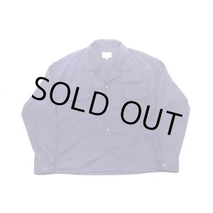 画像: yotsuba - Rayon Open Collar Shirt [Purple]