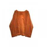 画像: yotsuba - Corduroy Pullover Tops [ORANGE]