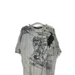 画像3: VINTI ANDREWS - Gray クラッシュ加工デザインTシャツ (3)