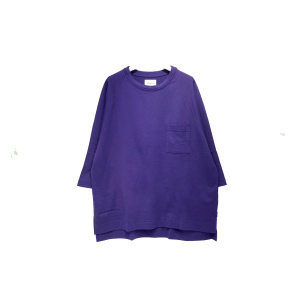 画像1: yotsuba - Raglan Pocket T-Shirt [Purple]  (1)