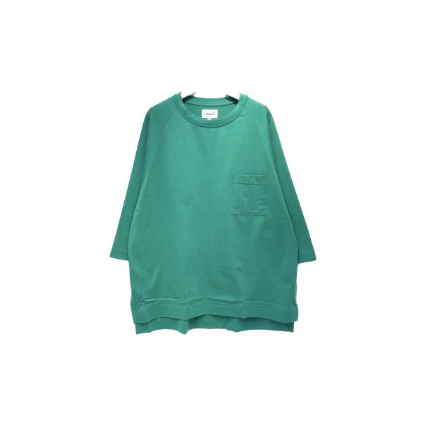 画像1: yotsuba - Raglan Pocket T-Shirt [Green]  (1)