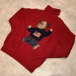 画像3: Polo Ralph Lauren - Red ポロベアータートルネックニット (3)