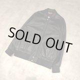 画像: Supreme - Black ビックシルエットレザーブルゾン