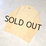 画像: COMME des GARCONS HOMME  - Yellow 切り替え長袖シャツ
